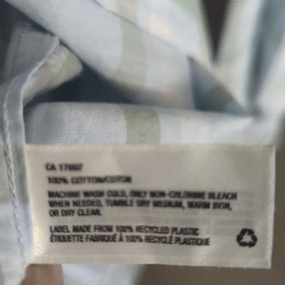 GAP Green Casual Button Down Shirt Lightweight Cotton - Size Small NWT - Picture 6 of 7